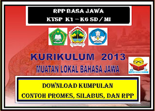 DOWNLOAD RPP B. Jawa KTSP Kelas 1 SD/MI .doc Tahun 2020/2021 Gratis!