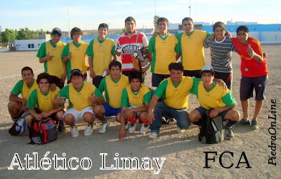 Atlético Limay Campeón del Fútbol Comunitario Amateurs de Piedra del Aguila.-