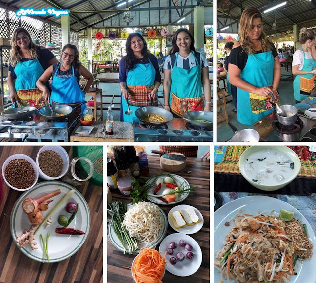 curso de culinária Chiang Mai