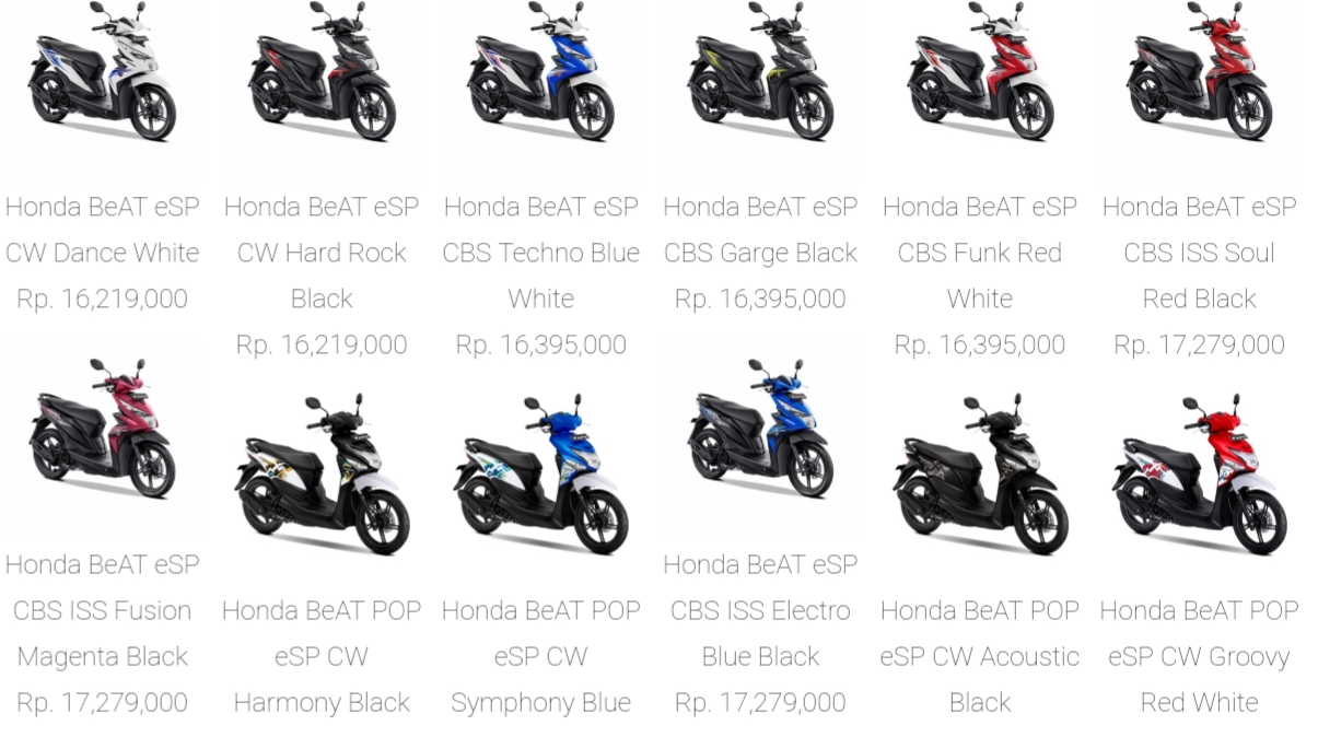 Harga Honda Beat Street