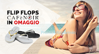 Logo CafèNoir ti regala le Flip Flops in omaggio