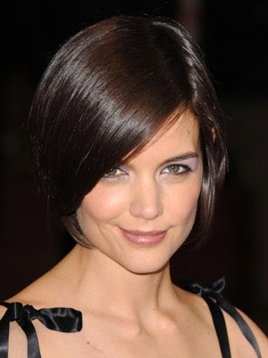 katie holmes bob bangs. So last summer when I decided