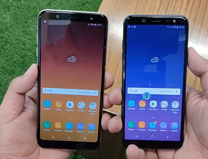 Samsung Galaxy A6 vs A6+