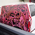 Futuristic Graffiti On Car