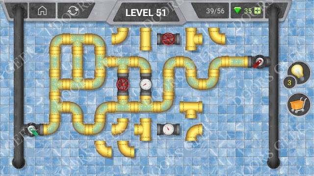 Pipeline [Classic] Level 51 Solution, Cheats, Walkthrough