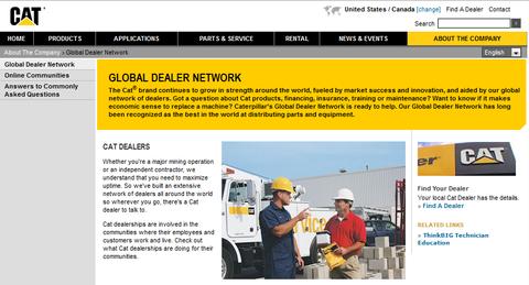 Cat Global Dealer Network