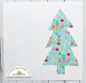washi tape christmas tree layout by @wendysue for @doodlebugdesign