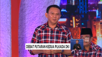 Detik-Detik Bohongnya Ahok dalam Debat Final Pilkada Jakarta