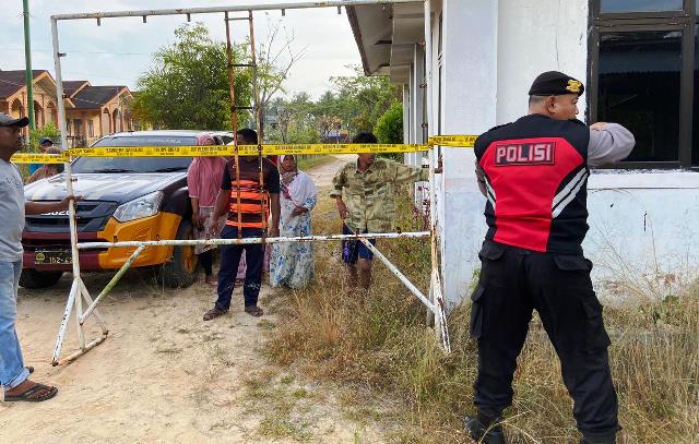 Polisi Olah TKP Kasus Pria Tanpa Identitas Gantung Diri di Kantin Dinas Syariat Islam Aceh Timur