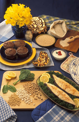whole grains and bread