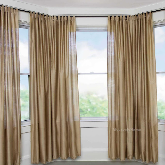Window Bay Curtain Pole