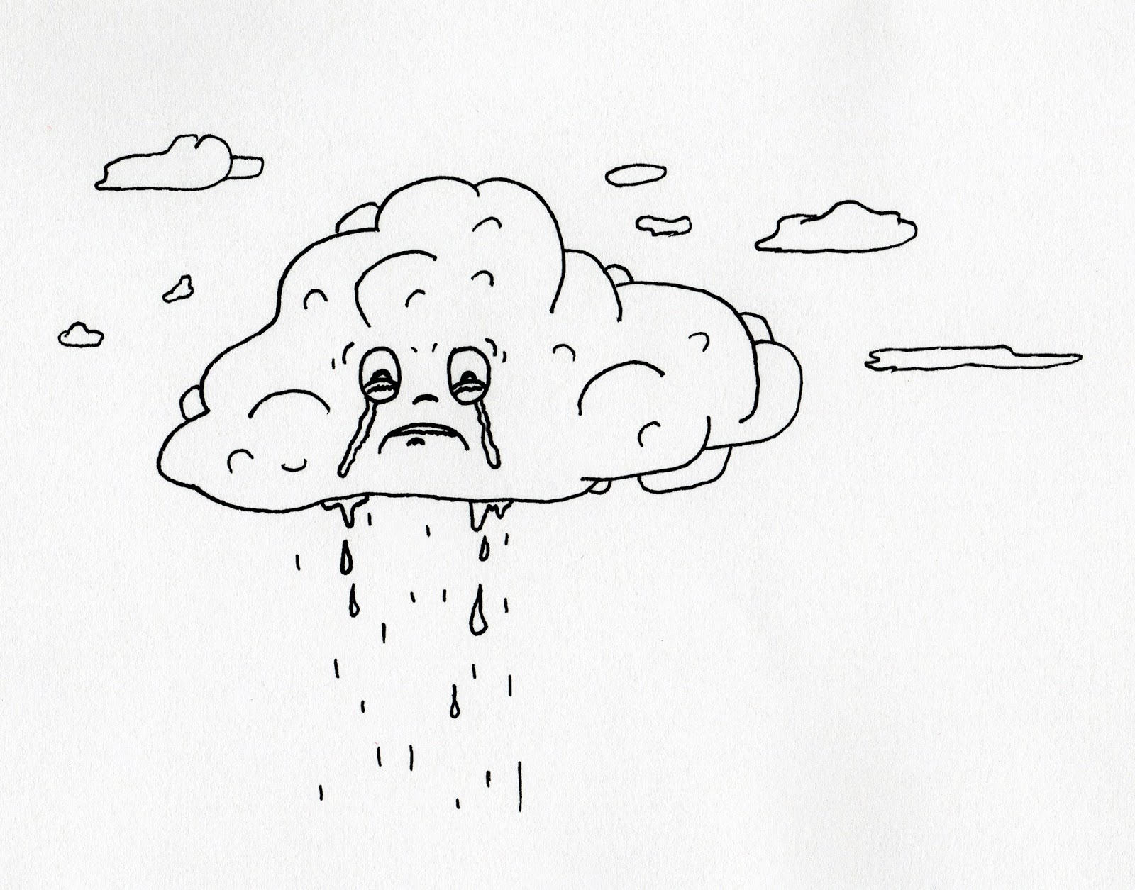 Jared Unzipped: Draw Something: Sad Cloud