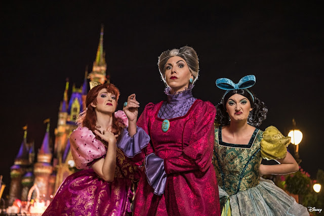 Magic Kingdom Park 2020 Disney Villains After Hours, Anastasia Tremaine, Lady Tremaine Drizella, Tremaine