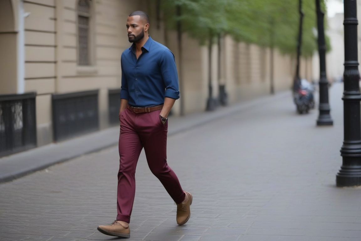 What Color Shirt Goes With Burgundy Pants?