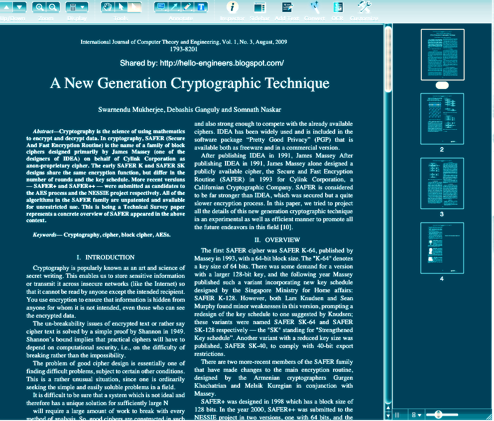 CSE final year engineering projects: Cryptography technique ...