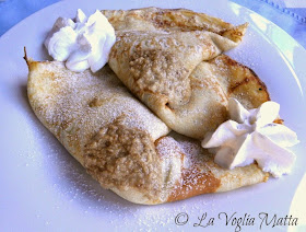  crepes alle noci e cannella