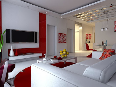 Living rooms In Red