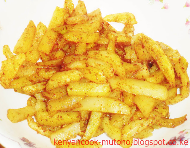 Spicy French fries