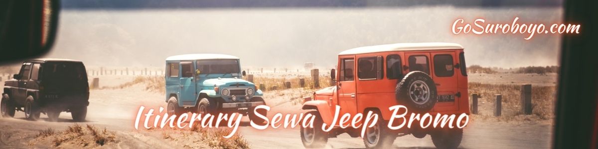 rencana perjalanan jeep wisata bromo batu