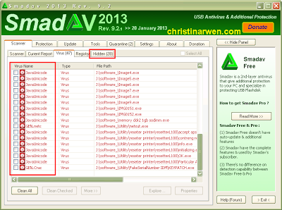 Melawan Virus JavaUnicode dan GEN dengan Smadav 