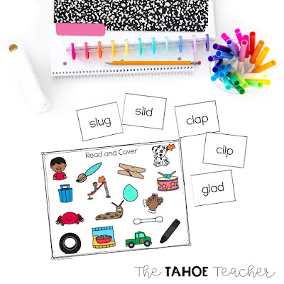 Initial consonant blends phonics games for centers and interventions