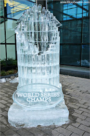 Esculturas de Hielo de la First Night de Boston: Trofeo de los Red Sox