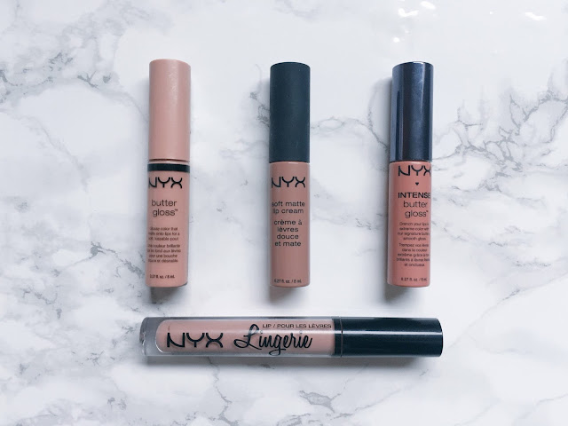 NYX butter gloss soft matte lip cream lip lingerie