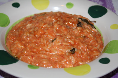 risotto alla caprese