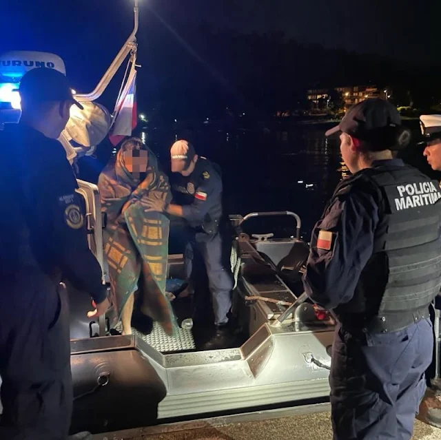 Armada rescata con vida a dos personas desaparecidas en Lago Villarrica