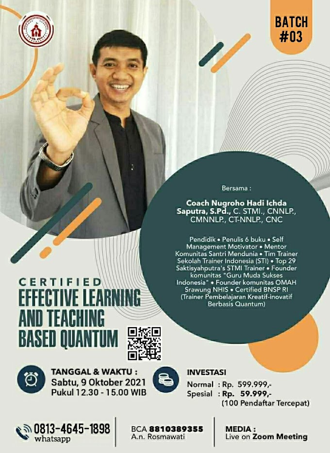 Certified Effective Learning And Teaching Based Quantum Batch 3 