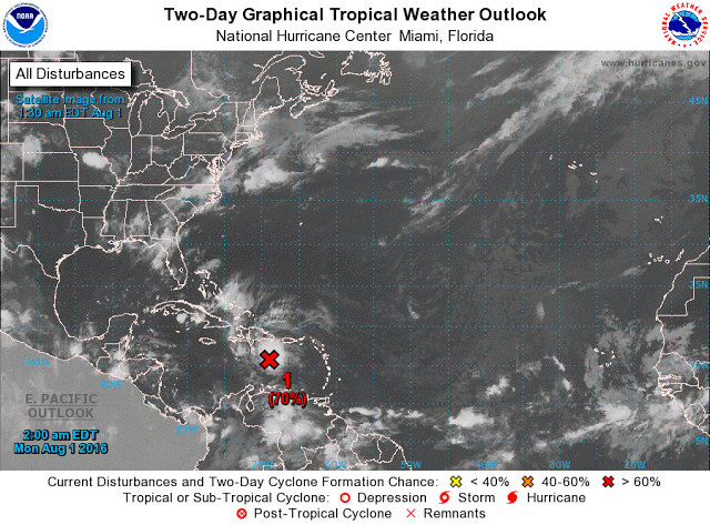 Se siente con gran intensidad onda tropicial en San Cristóbal y en gran parte del país