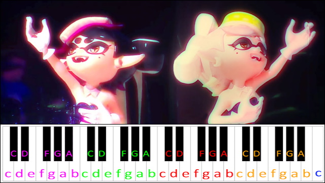 Fresh Start (Splatoon 2) Piano / Keyboard Easy Letter Notes for Beginners