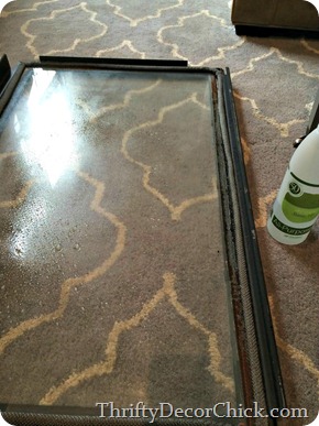 cleaning glass