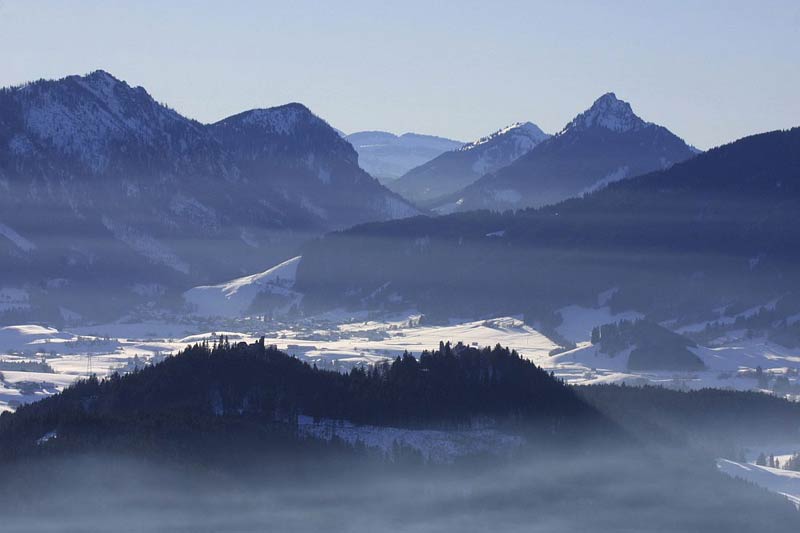 Hohenfreyberg and Eisenberg castle ruins, Allgäu 