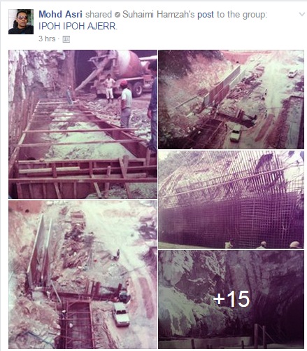 DuNiA Yg InDaH: Gambar Terowong Menora perak (pembinaan)