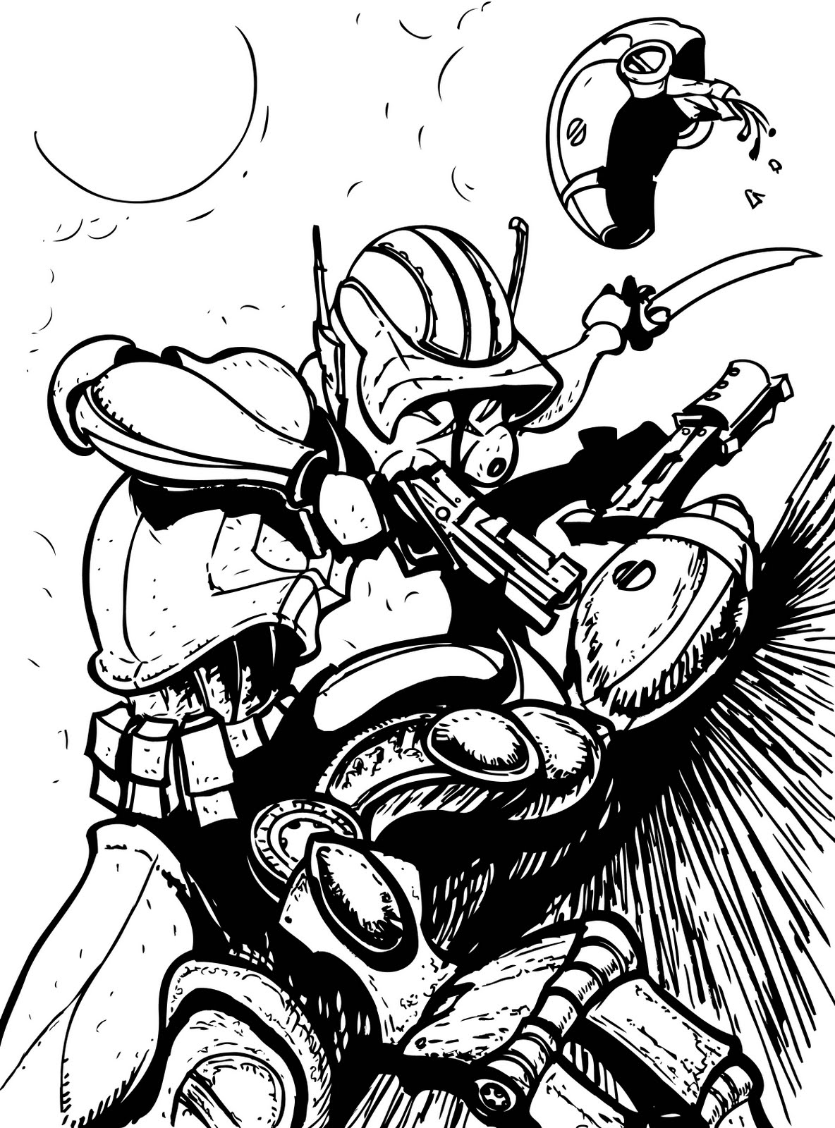 C for mander Cody and mando Droids