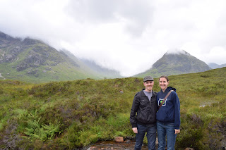 Me and Talia in the dramatic landscape of Glencoe.