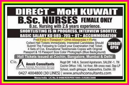 Direct MOH Job Opportunities for Kuwait