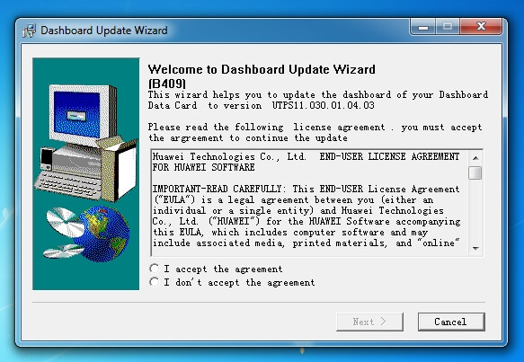 Download Huawei E170 Dashboard Update
