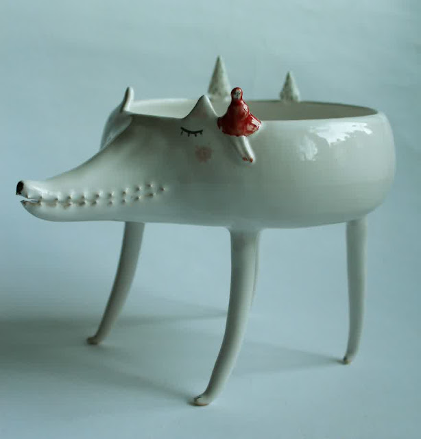 whimsical animal ceramic