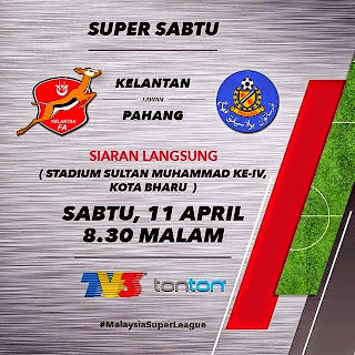 Jadual Perlawanan Liga Super 11 April 2015