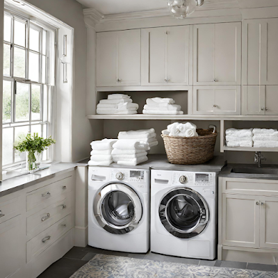 Neutral Tones or Bright Colors? - 6 laundry room ideas to inspire you