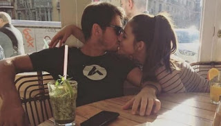 Dusan Lajovic Kissing Girlfriend Lidija Mikic