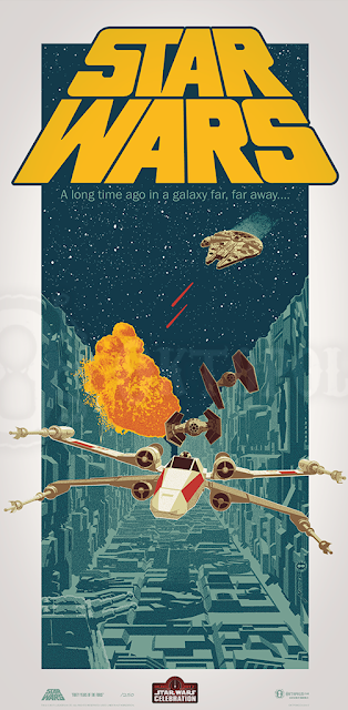 Star Wars Celebration 2017 Exclusive “Star Wars: Forty Years of the Force” Screen Print by Brian Miller