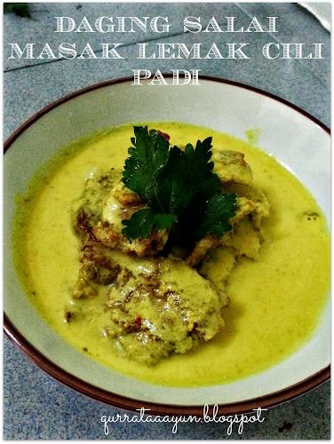 Life is a Constant Battle: Daging Salai Masak Lemak Cili Padi