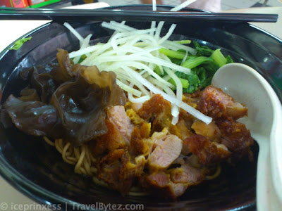 chicken chop la mian dry