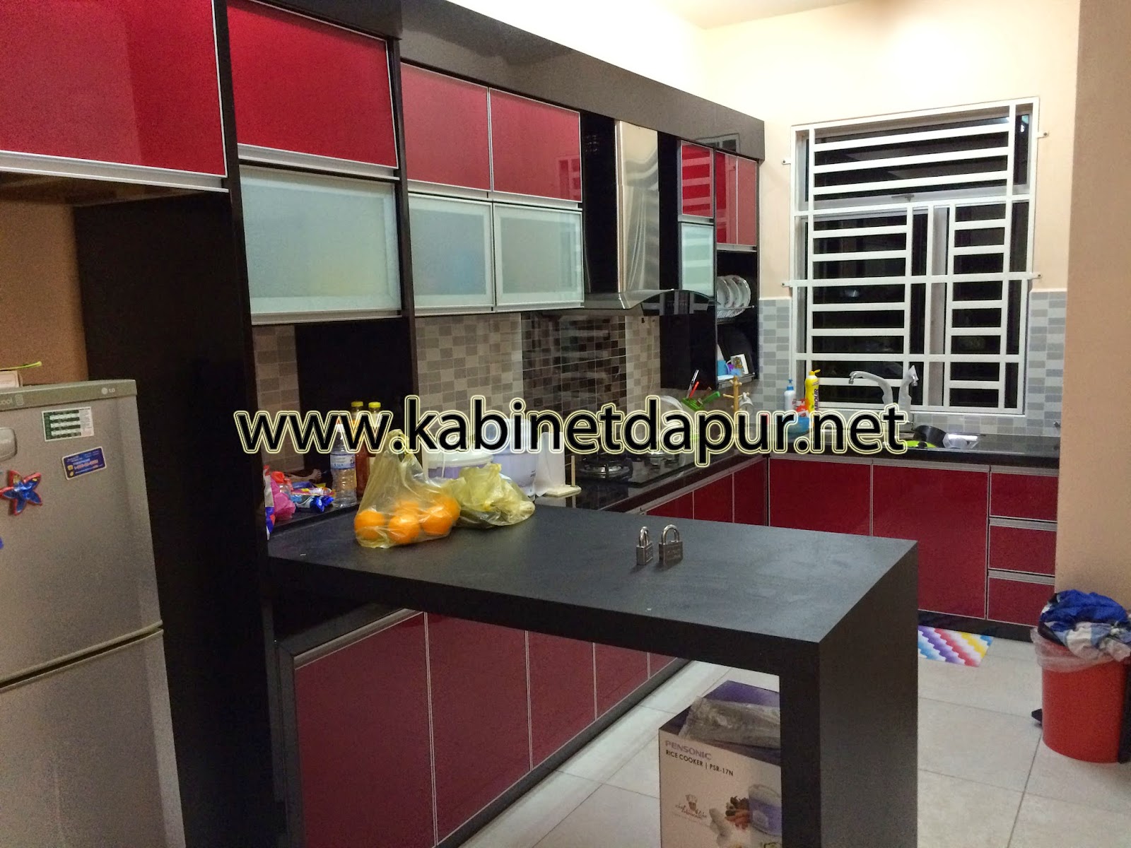 Projek kabinet dapur di taman puyu alor  setar  Kabinet 