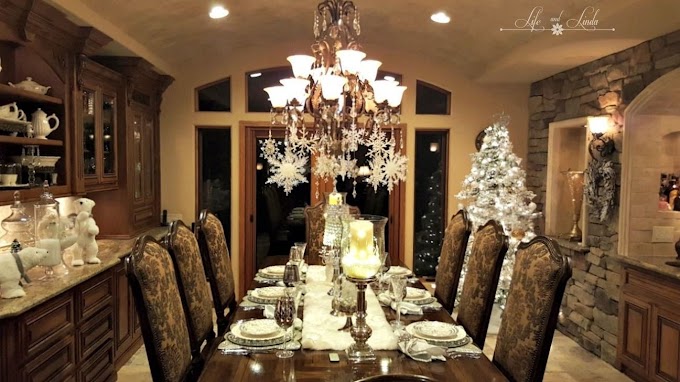 20+ Best Home Decoration Ideas With Snowflakes And Baubles