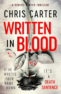 Written In Blood by Chris Carter book cover
