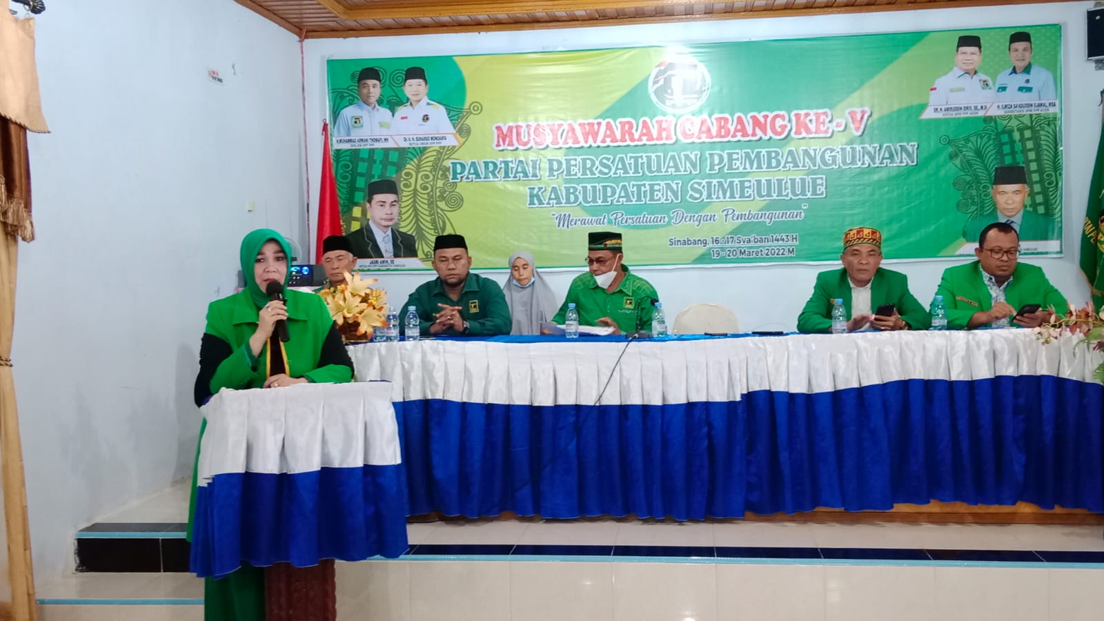 Illiza Sa'Aduddin Djamal Membuka Secara Resmi Muscab ke V DPC PPP Simeulue